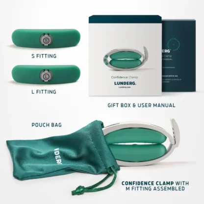 Lunderg Confidence Clamp | The Comfortable Male Incontinence Clamp | Made in USA | Mens Health Downunder