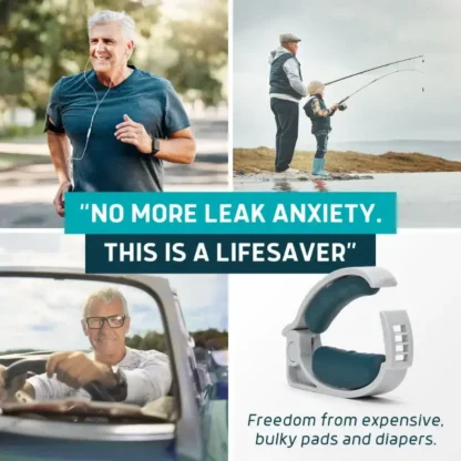 Lunderg Freedom Clamp | The Most Advanced Incontinence Clamp for Men | Made in USA | Mens Health Downunder