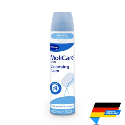 MoliCare Skin Cleansing Foam 400ml | Made in Germany | Mens Health Downunder